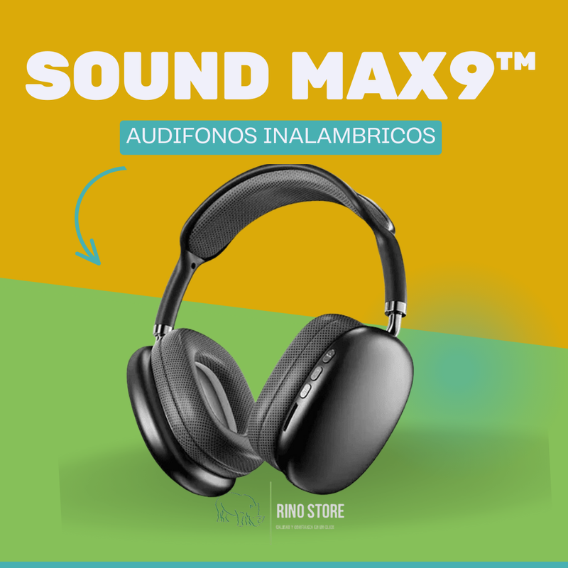 SOUND MAX9™ AUDIFONOS INALAMBRICOS