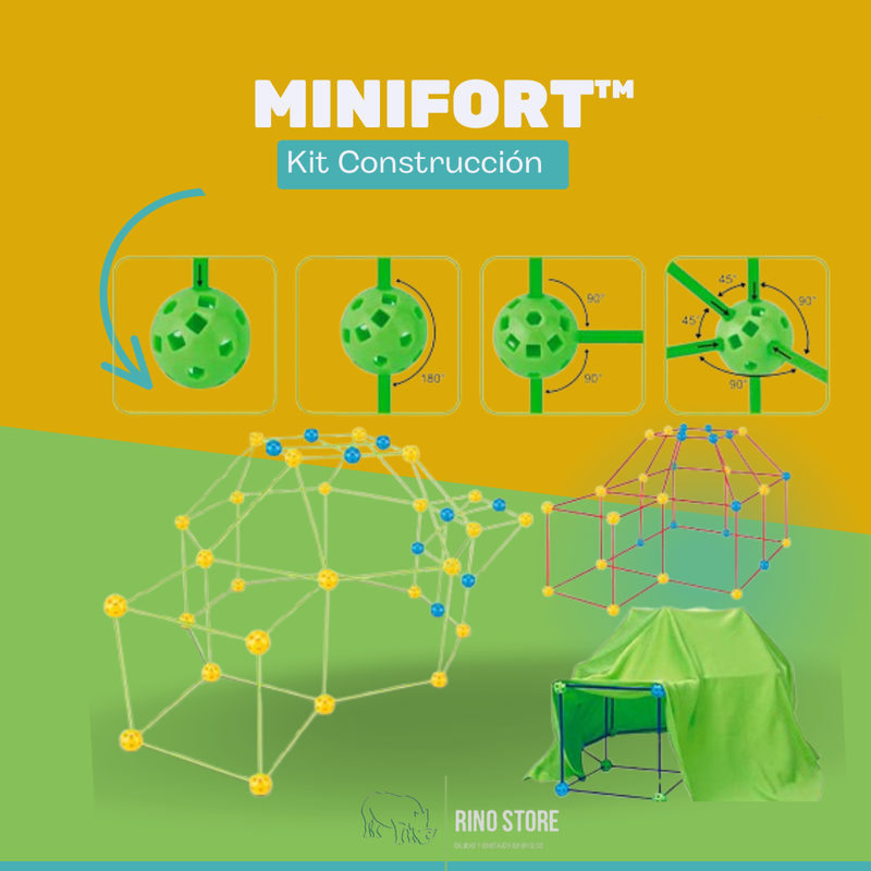 MINIFORT™ KIT CONSTRUCCION PARA NIÑOS